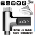 Digital Shower Temperature Led Display Water Thermometer Realtime Monitor Uk Bathroom Faucet Basin Bath Mixer