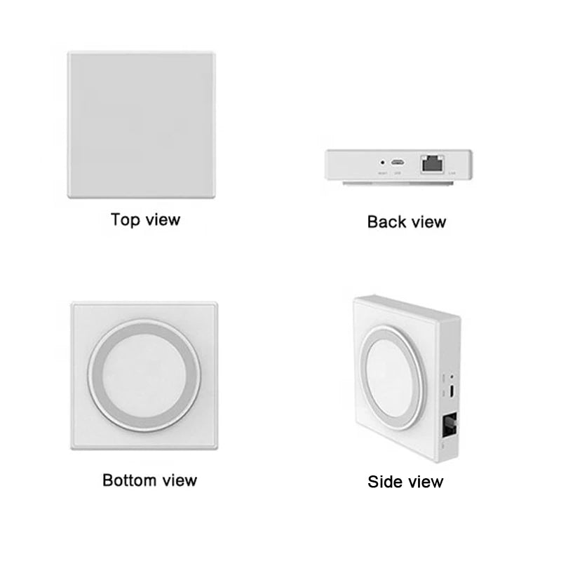 بوابة Tuya Smart Life ZigBee 3.0 للتحكم الآلي بالمنزل، موزع سلكي، تطبيق للتحكم عن بعد، شبكة فرعية تصل إلى 256 جهاز Tuya Zigbee