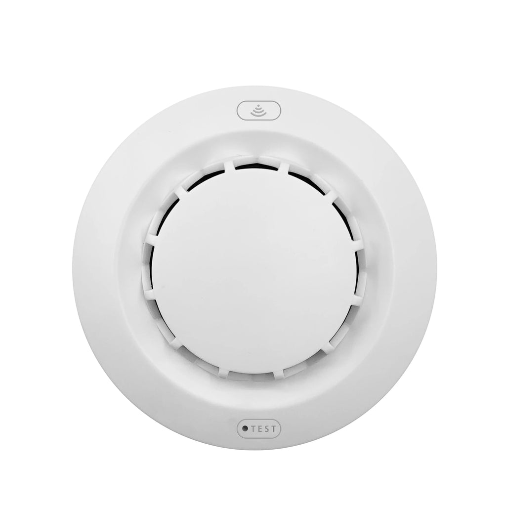 جهاز استشعار كاشف الدخان والحريق الذكي من GIRIER Tuya Wifi يعمل بالبطارية مع تطبيق Smart Life ولا يحتاج إلى موزع