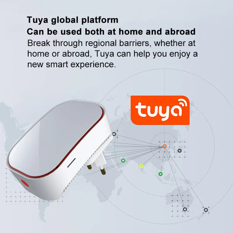 Tuya Zigbee 3.0 بلوتوث Ble Mesh واي فاي لاسلكي بوابة محور جسر أتمتة تحكم عن بعد حياة ذكية 220 فولت قابس الاتحاد الأوروبي/الولايات المتحدة/المملكة المتحدة