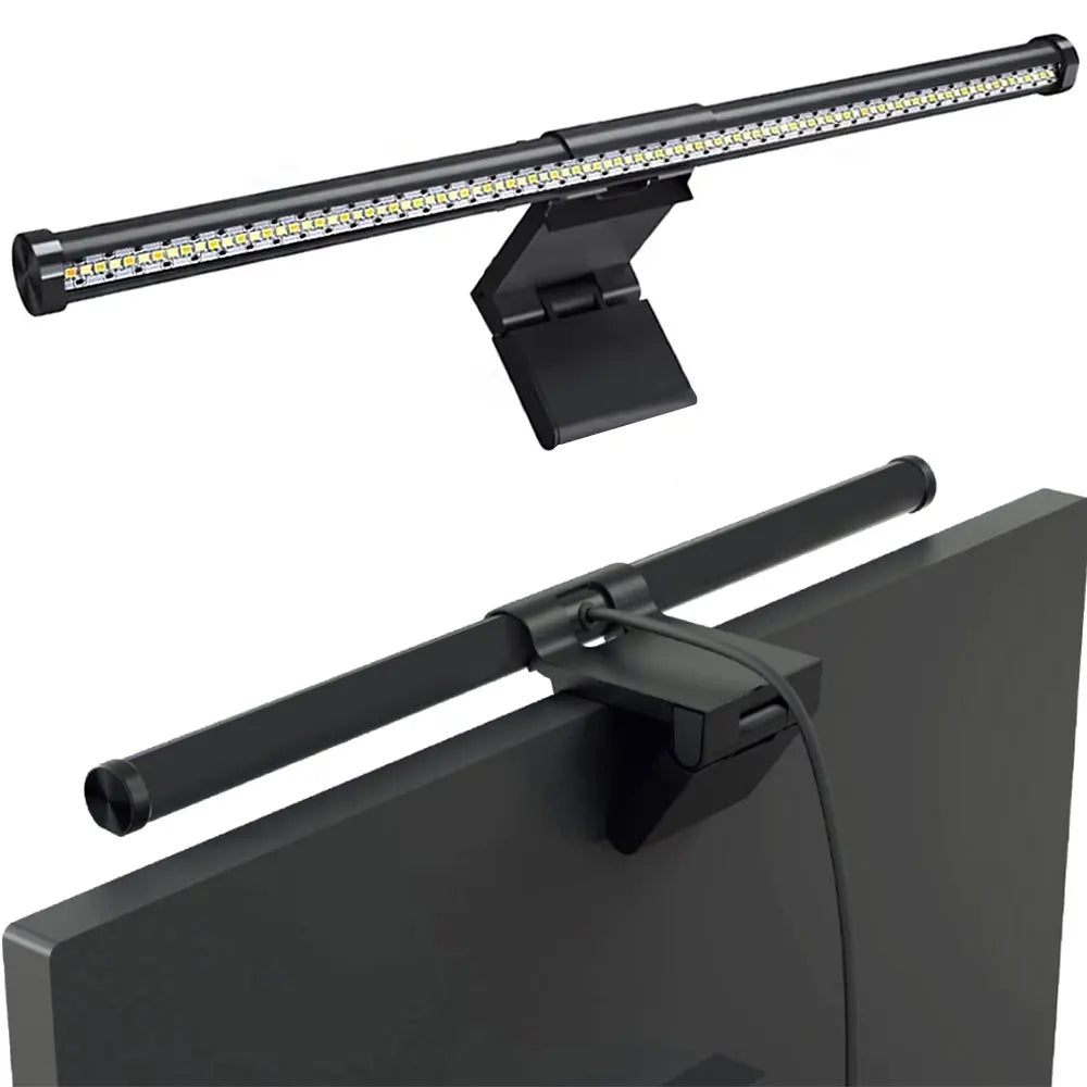 مصباح شريط الشاشة، مصباح تعليق الشاشة، يعتم RGB، شريط إضاءة لتزيين الغرفة، أضواء LED، إكسسوارات كمبيوتر سطح المكتب للمنزل للاعبين