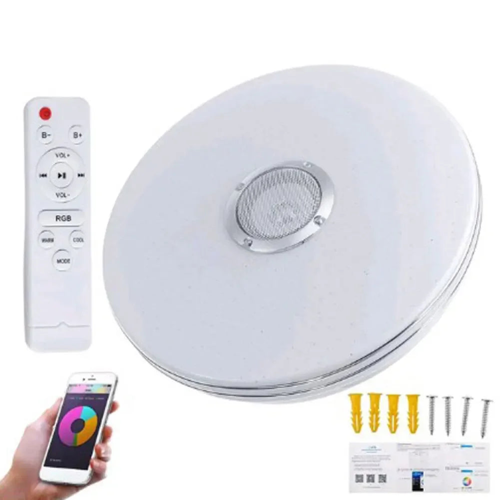 Smart Ceiling Lights Round Modern Ceiling Lamps RGB Dimming Home Lighting APP Bluetooth Music Light With Remote Control For Home