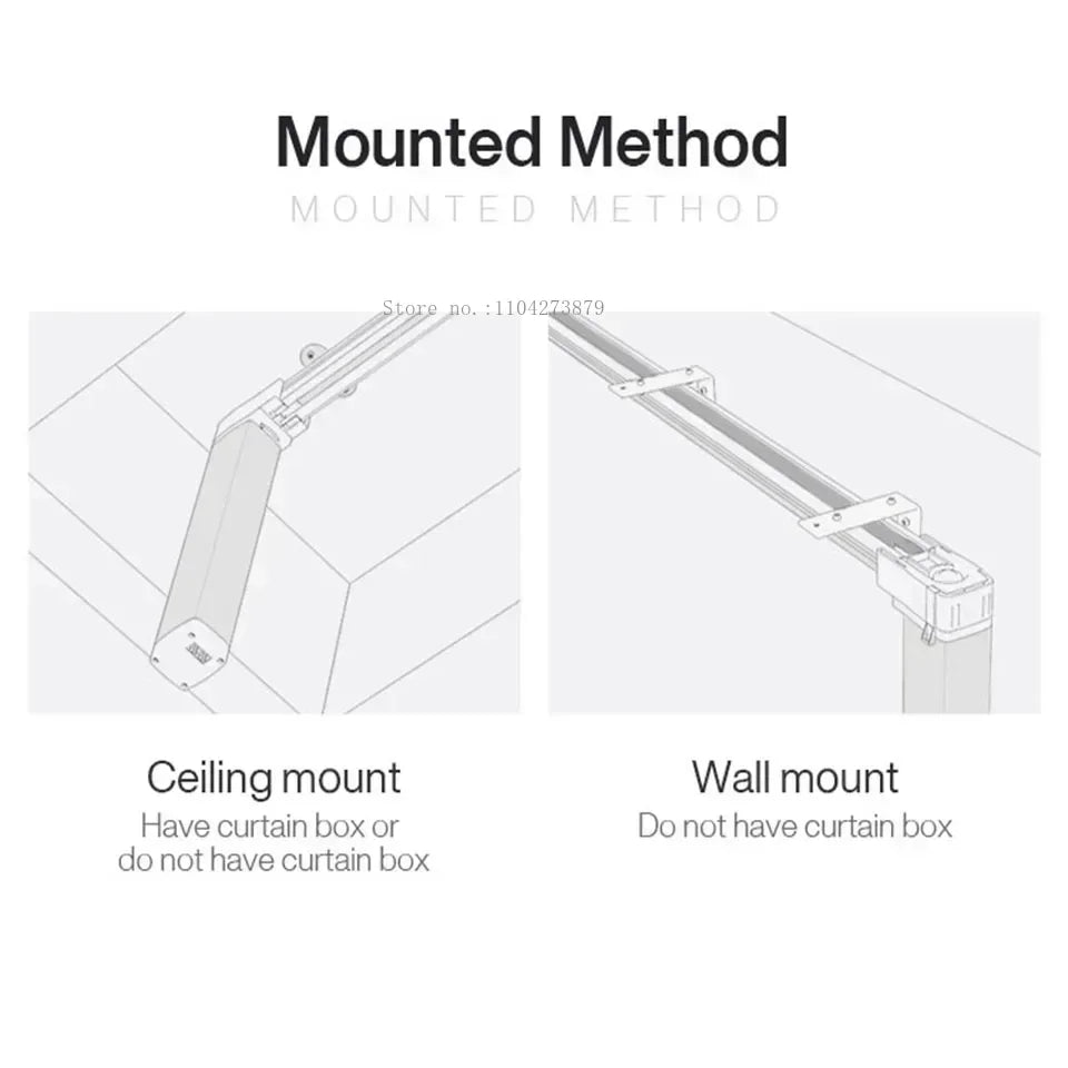 مسار ستارة كهربائي ذكي فائق الهدوء من Aqara لمحرك ستائر Zigbee/Tuya/C3/B1/A1 Wifi سكة ستارة أوتوماتيكية للمنزل الذكي