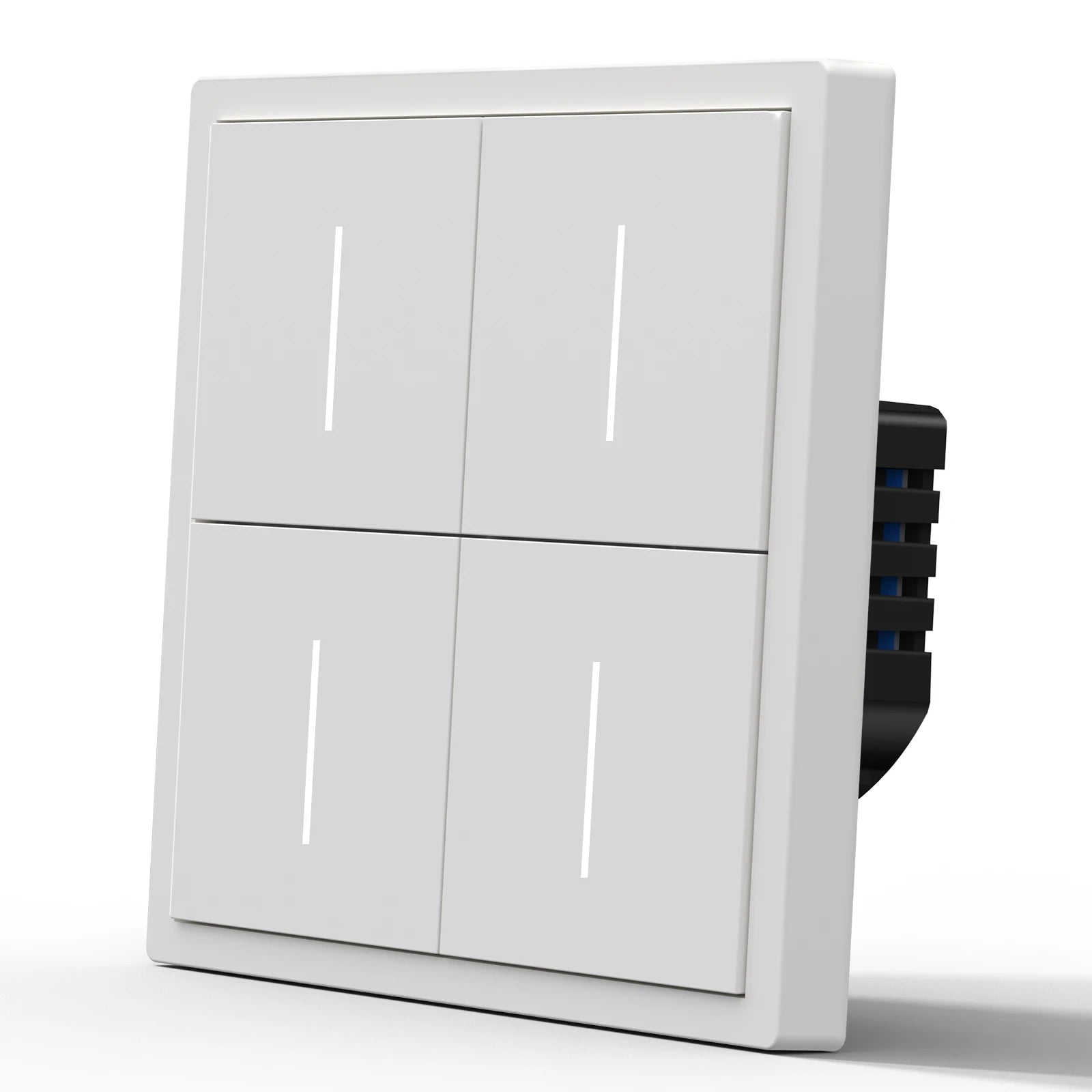 BSEED Zigbee Click Light Switches Series Mechanical Large Button Wall Smart Switch TUYA APP 1/2/3/4Gang Switch Single Live Wire