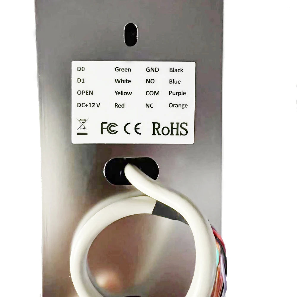نظام التحكم في الوصول بالواي فاي من Tuya Smart مع بصمة الإصبع / RFID / لوحة المفاتيح، فتاحة أبواب مقاومة للماء والتحكم عبر التطبيق لأمن الفيلا/البوابة