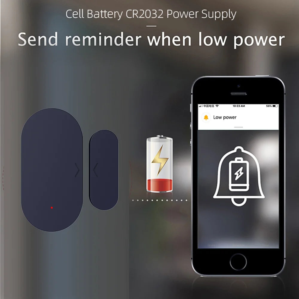 مستشعر باب ونافذة Tuya Zigbee 3.0 للتحكم عن بعد عبر التطبيق، يعمل مع Alexa Yandex ZHA Zigbee2Mqtt، يتطلب محور Zigbee