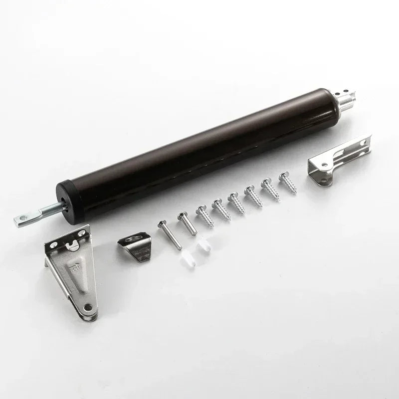 Automatic Door Closer with Buffer Damper for 90 Degrees Perfect Closure - Speed Adjustable for Home Kitchen & Commercial Use