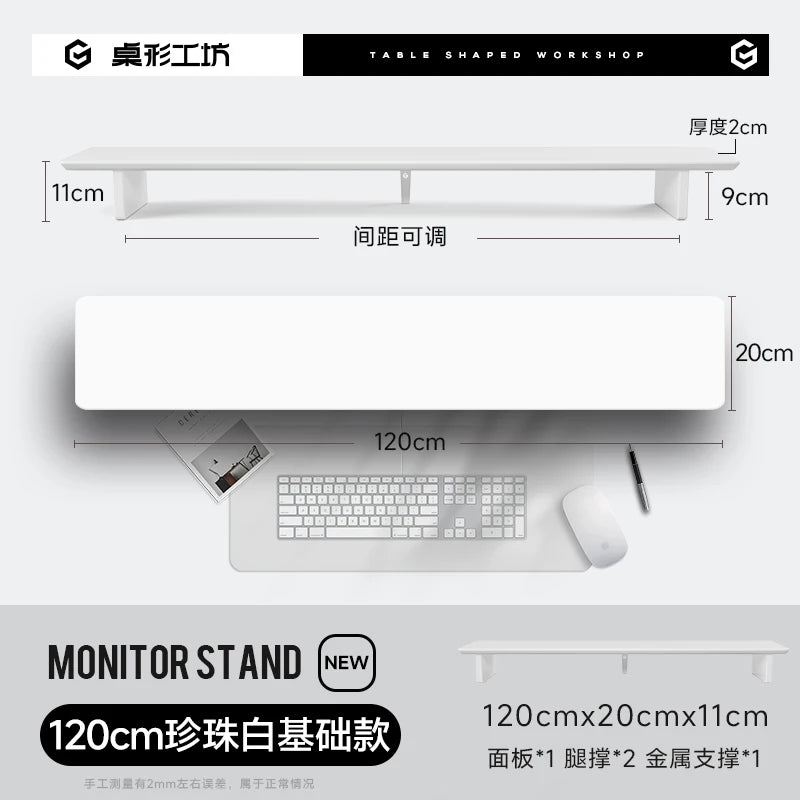 Z3 Pro Modular Monitor Riser Solid Wood Desktop Elevator Stand Computer Screen Stand Ergonomic Office Desk Organizer System