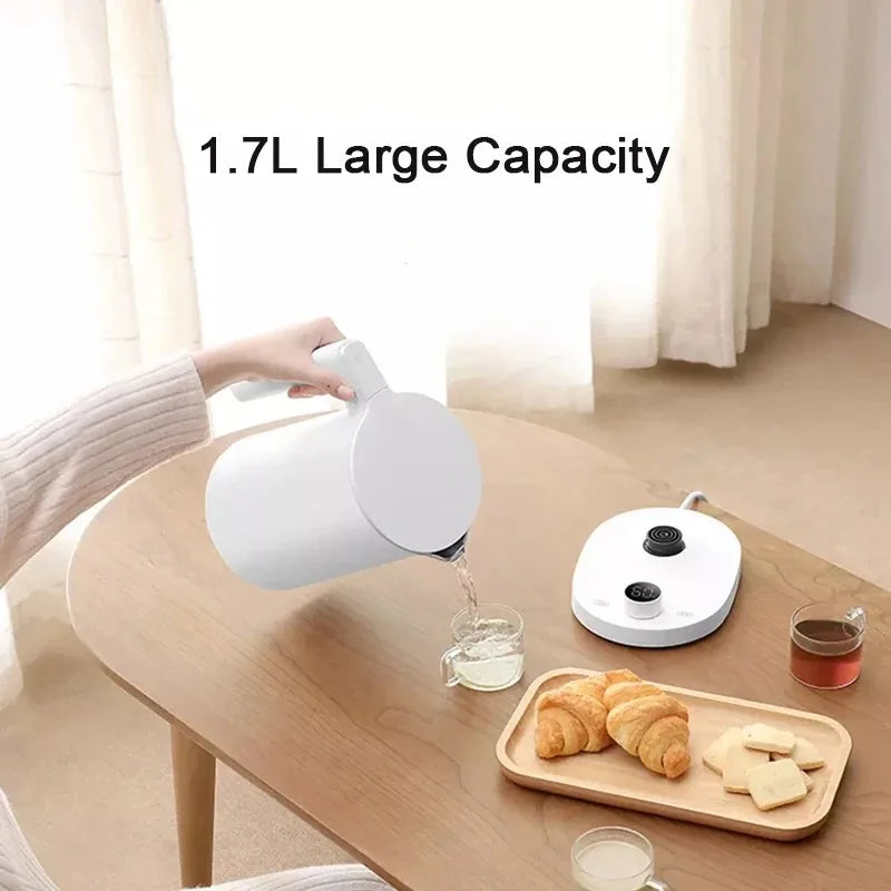 غلاية MIJIA الذكية 2 برو الجديدة غلايات كهربائية أدوات مطبخ شاشة LED عرض درجة حرارة ذكية ثابتة 24 ساعة سماور 220 فولت