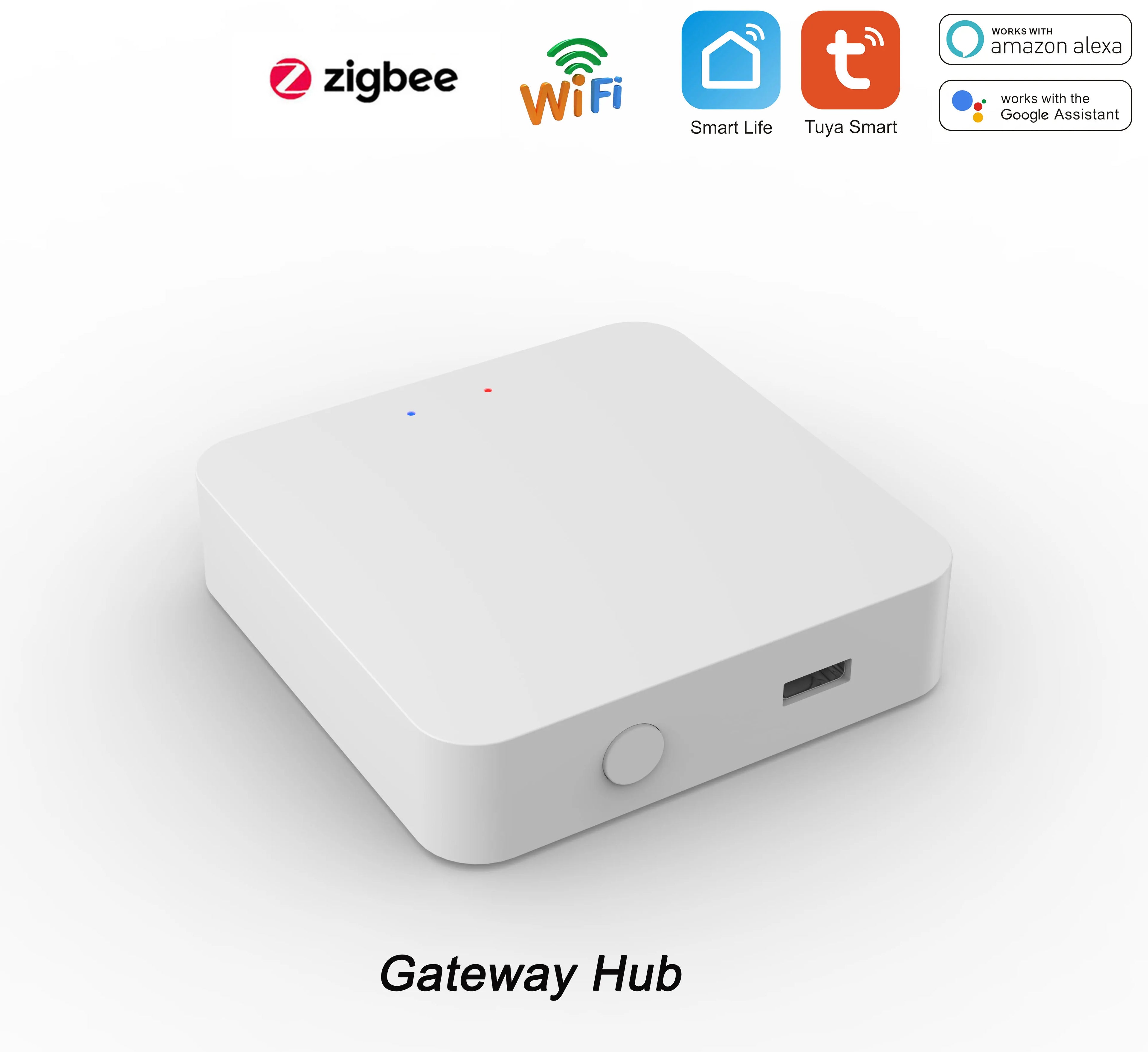 جهاز استشعار الدخان ZIGBEE للأمن المنزلي - مستشعر دخان متطور وجهاز إنذار حريق يعمل مع توافق SmartLife و Tuya
