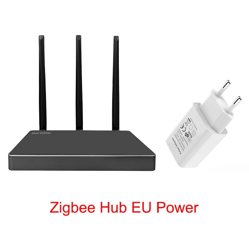 Tuya Zigbee 3.0 Hub Dual Gateway And WiFi Enhanced Signal Smart Home Fault Replacement Hub Work Alexa For Big House Villa Hotel