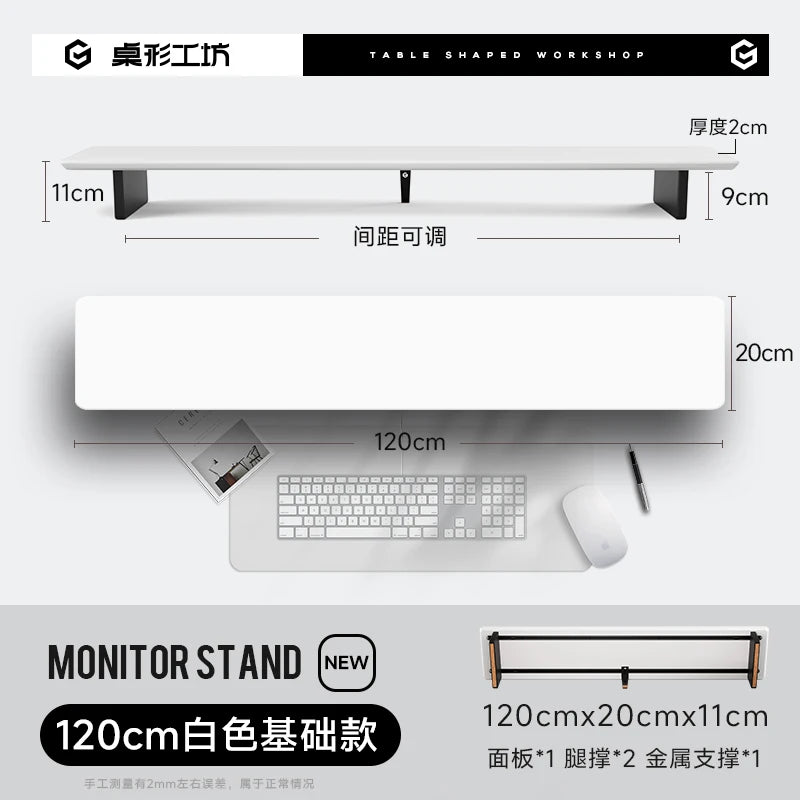 Z3 Pro Modular Monitor Riser Solid Wood Desktop Elevator Stand Computer Screen Stand Ergonomic Office Desk Organizer System