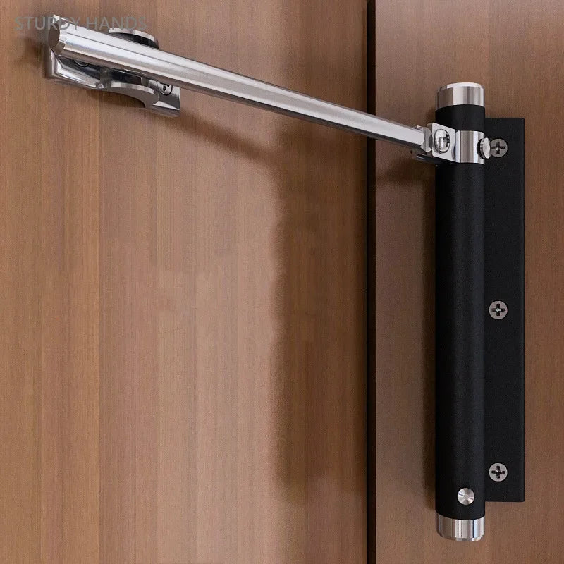 Home Invisible Door Hinge Automatic Closing Return Device Bedroom Door Spring Buffer Hinge Door Closers Indoor Hardware Supplies