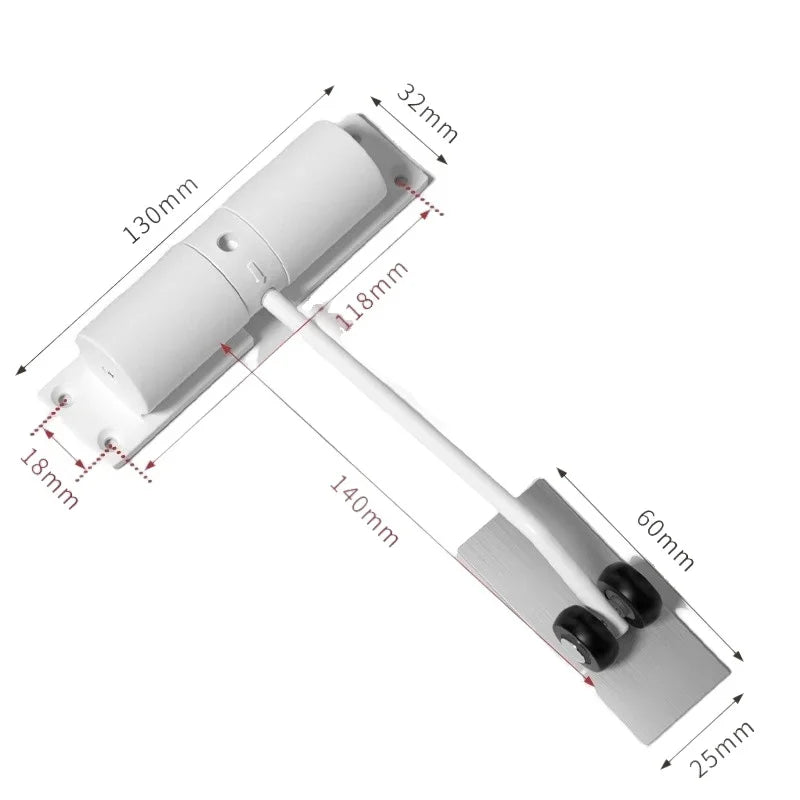 20-40kg Door Lock Automatic Spring Door Closer Door Closing Device Can Adjust Door Closing Device Furniture Door Hinge Hardware