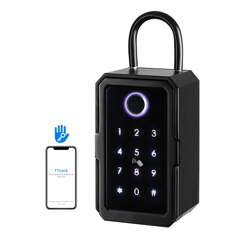 Cerradura Fechadura Entry  tt lock Fingerprint Smart Life App Slide X5 Main Door Wifi Smart Door Lock Key box Tuya