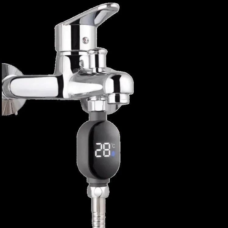 Smart Shower Head With Digital Temperature Display Waterproof Electronic Water Temperature Monitor For Home Bathroom