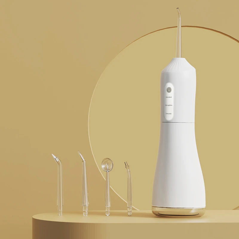 Smart Electric Oral Irrigator Cordless Professional Dental Cleaner Rechargeable 3 Cleaning Modes Tooth Scaler Braces Care