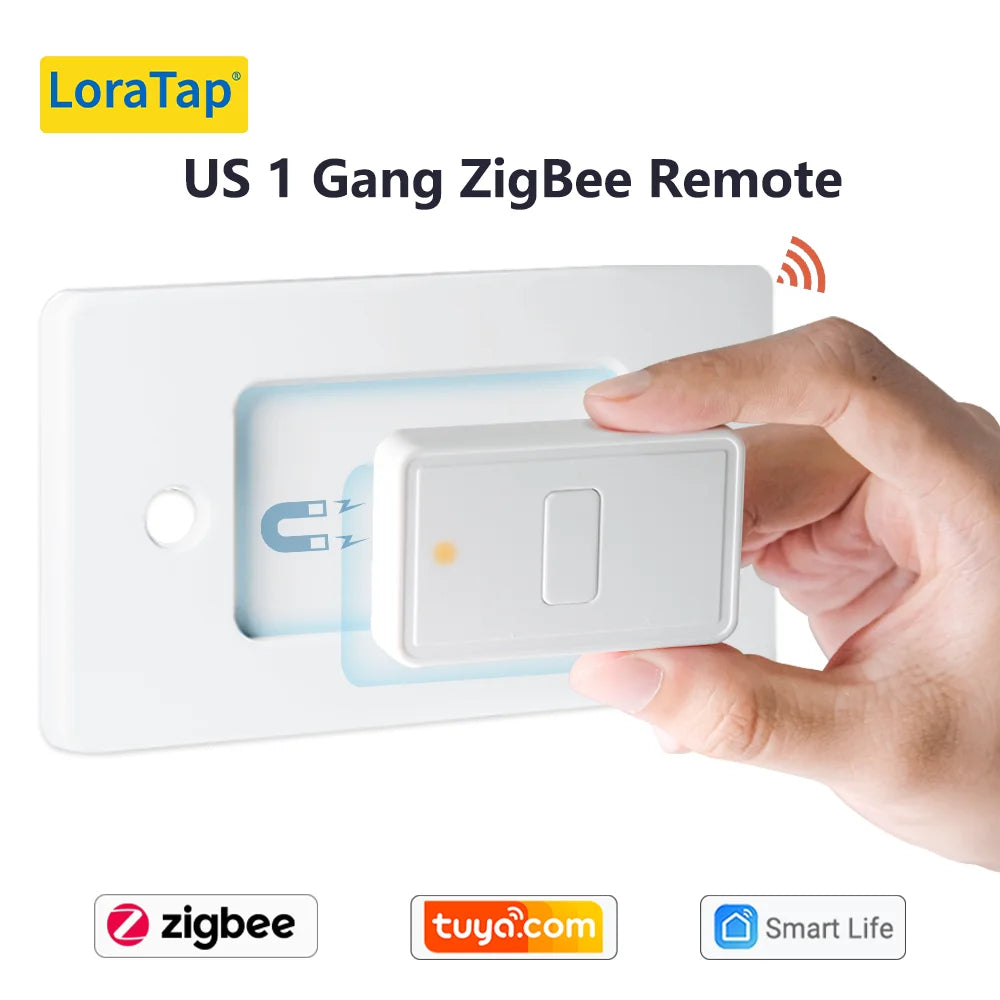 زر ضغط لاسلكي محمول Tuya Smart Life ZigBee 3.0، مفتاح تحكم عن بعد للمشاهد 1، 2، 3، 4 قنوات