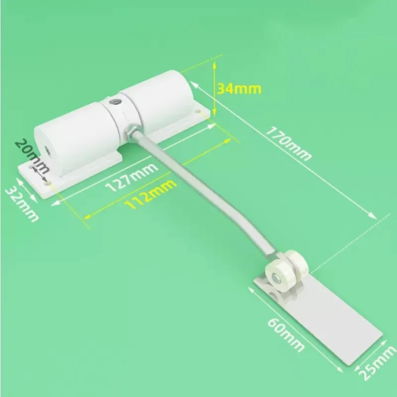 Home Invisible Door Hinge Automatic Closing Return Device Bedroom Door Spring Buffer Hinge Door Closers Indoor Hardware Supplies