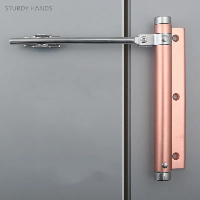 Home Invisible Door Hinge Automatic Closing Return Device Bedroom Door Spring Buffer Hinge Door Closers Indoor Hardware Supplies