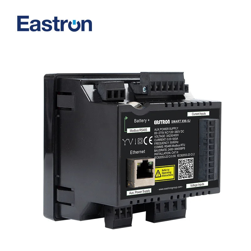 لوحة Smart X96-5J ثلاثية الأطوار، عداد طاقة متعدد الوظائف مع Modbus، يقيس الكيلوواط ساعة، الكيلوفار ساعة، الكيلوواط، الكيلوفار، الكيلو فولت أمبير، القدرة الظاهرية، معامل القدرة، التردد، الطلب، الجهد، التيار، التشويه التوافقي الكلي.