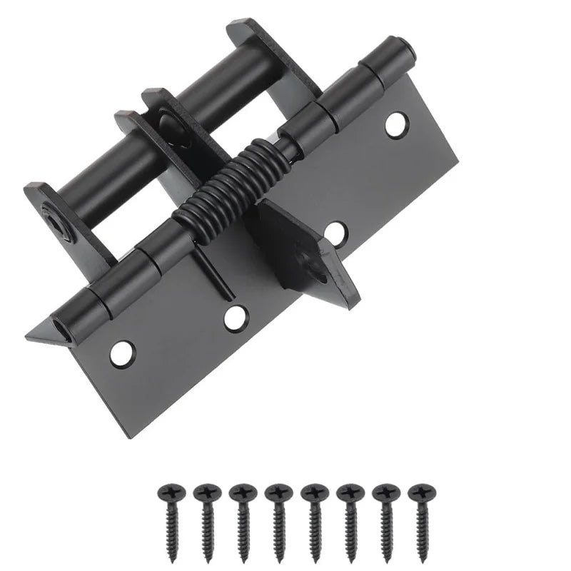 New 3 In 1 Automatic Self Closing Door Hinges with Positioning 90 Degrees Integrates Spring Hinge, Door Closer and Door Stopper