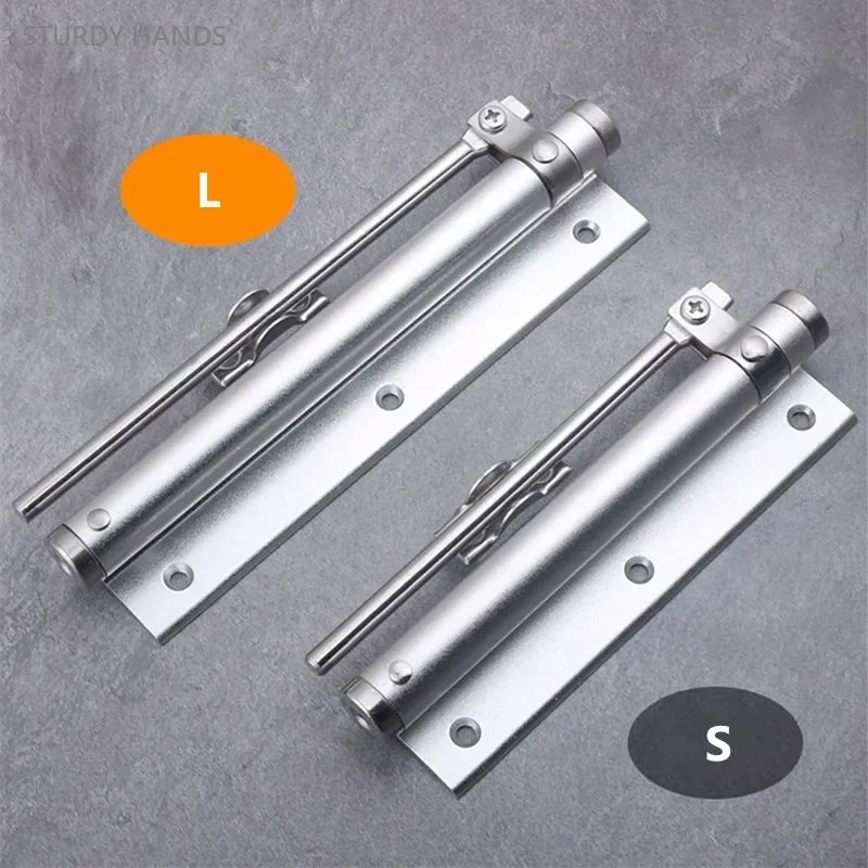 Home Invisible Door Hinge Automatic Closing Return Device Bedroom Door Spring Buffer Hinge Door Closers Indoor Hardware Supplies