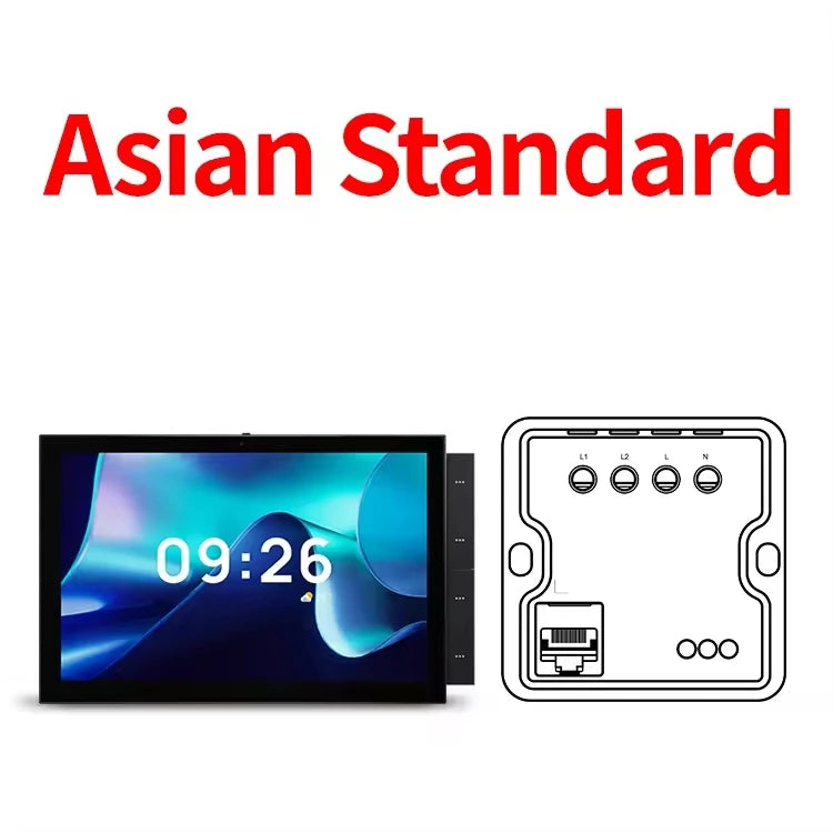 Tuya Smart Home Controls Panel 10.1 inch Touch Screen with Bluetooth Zigbee Gateway Android 11 Multi-function Relay Scene switch