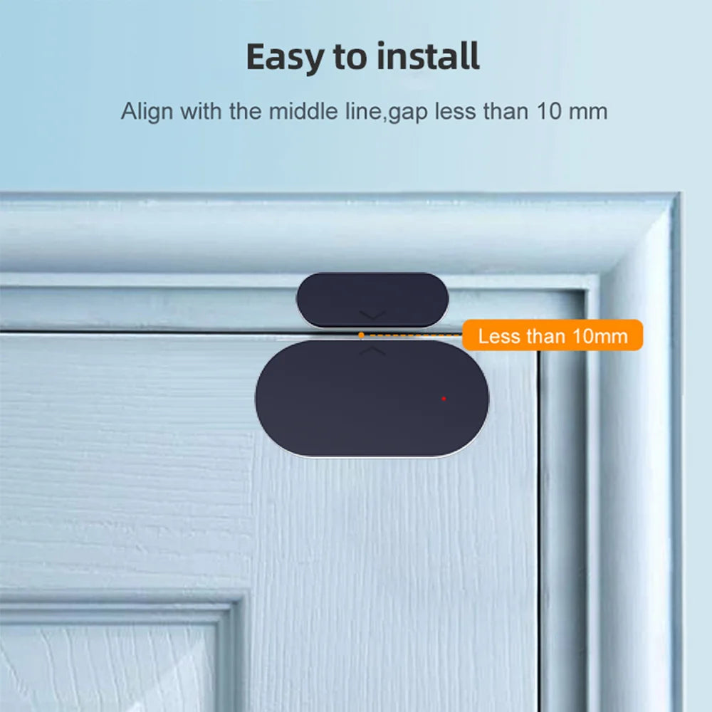 مستشعر باب ونافذة Tuya Zigbee 3.0 للتحكم عن بعد عبر التطبيق، يعمل مع Alexa Yandex ZHA Zigbee2Mqtt، يتطلب محور Zigbee