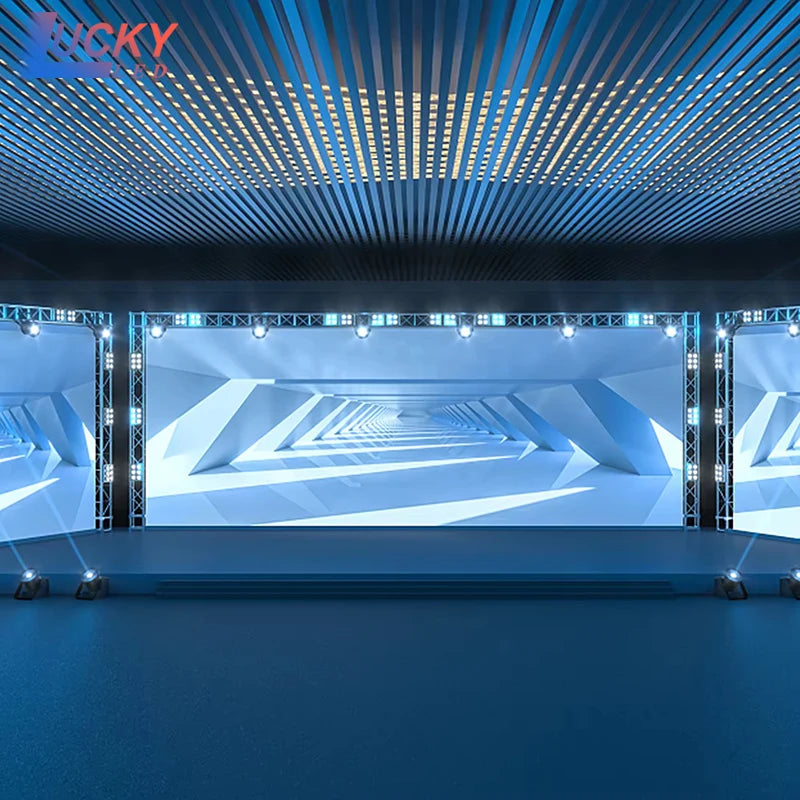 شاشة عرض فيديو داخلية LED P0.9 P1.2 P1.5 P1.8 لوحة LED داخلية ثابتة لخزائن شاشات LED لغرف التحكم في السينما المنزلية