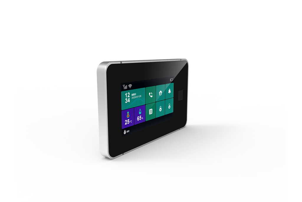 نظام إنذار تويا سمارت لايف 4G واي فاي + GSM ضد السرقة، لوحة مفاتيح تعمل باللمس، جهاز استشعار إنذار أمن المنزل، كاشف الحركة، جهاز استشعار إنذار الباب