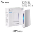 SONOFF IHost AlBridge Smart Home Hub Gateway متعدد الأوضاع للتحكم عن بعد اللاسلكي عبر شبكة الواي فاي والشبكة المحلية، مع أتمتة محلية لمعظم الأجهزة