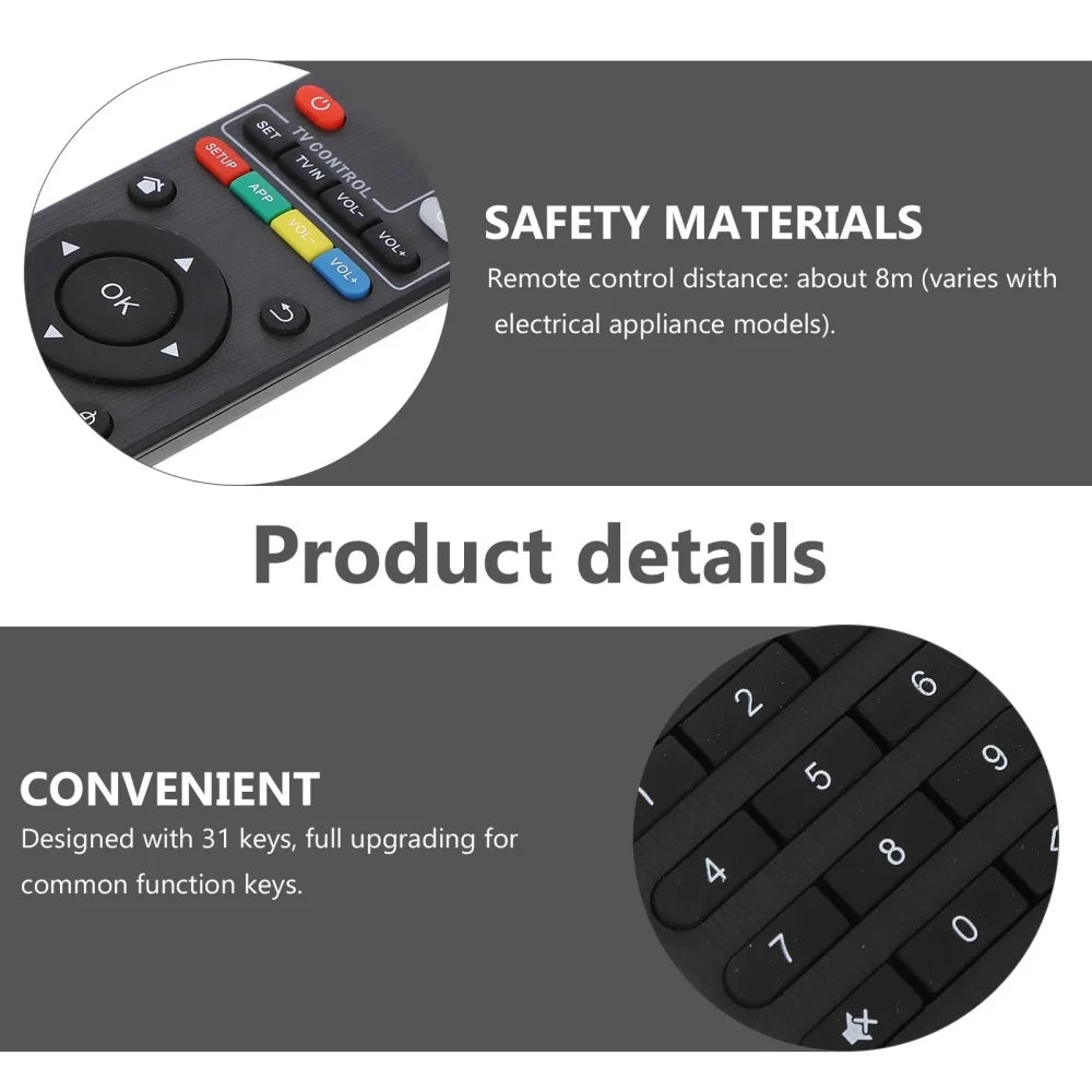 جهاز تحكم عن بعد عالمي لجهاز X96 X96mini X96W Android TV Box IR للتحكم في جهاز الاستقبال X96Q مزود بوظيفة KD