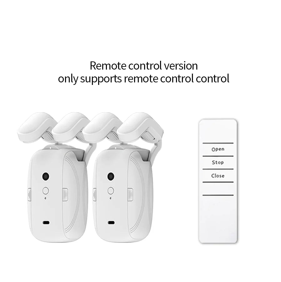 Smart Home curtains with  remote Button Control Electric Automatic Curtain Motor Automatic Curtain Opener，Quiet Operation