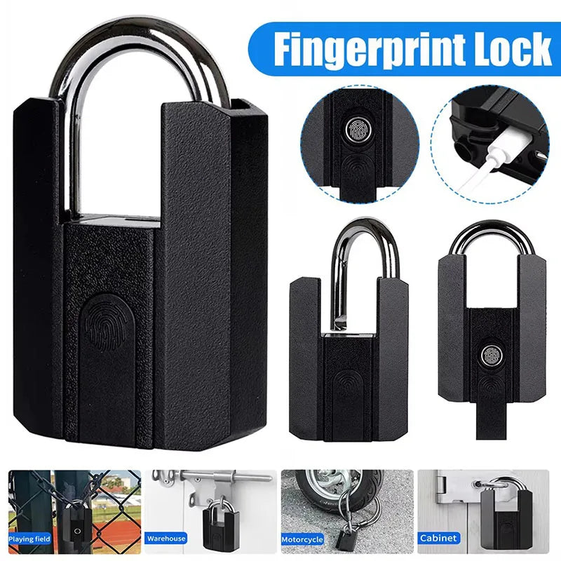 قفل بصمة ذكي بدون مفتاح خزانة أمان بكلمة مرور مقاومة للسرقة تتحكم فيها تطبيقات TTLOCK/Tuya قفل باب بيومتري ببصمة الإبهام