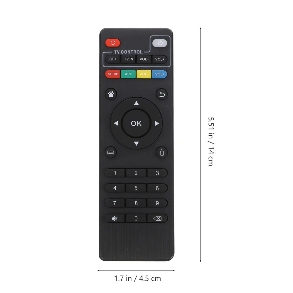 جهاز تحكم عن بعد عالمي لجهاز X96 X96mini X96W Android TV Box IR للتحكم في جهاز الاستقبال X96Q مزود بوظيفة KD