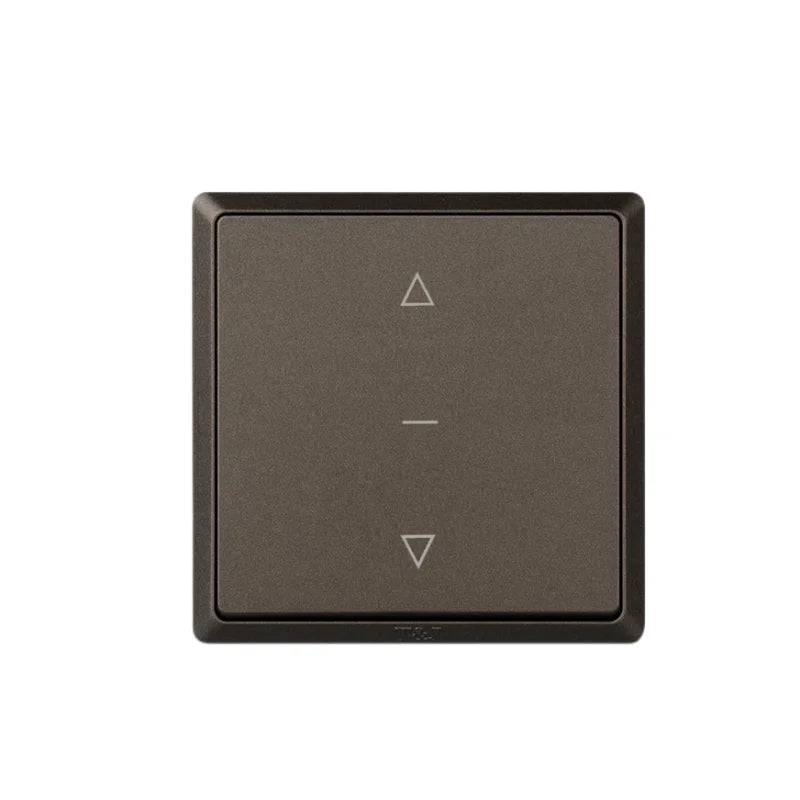 Electric curtain switch panel, type 86 up and down automatic reset shutter shutter switch AC110-250V