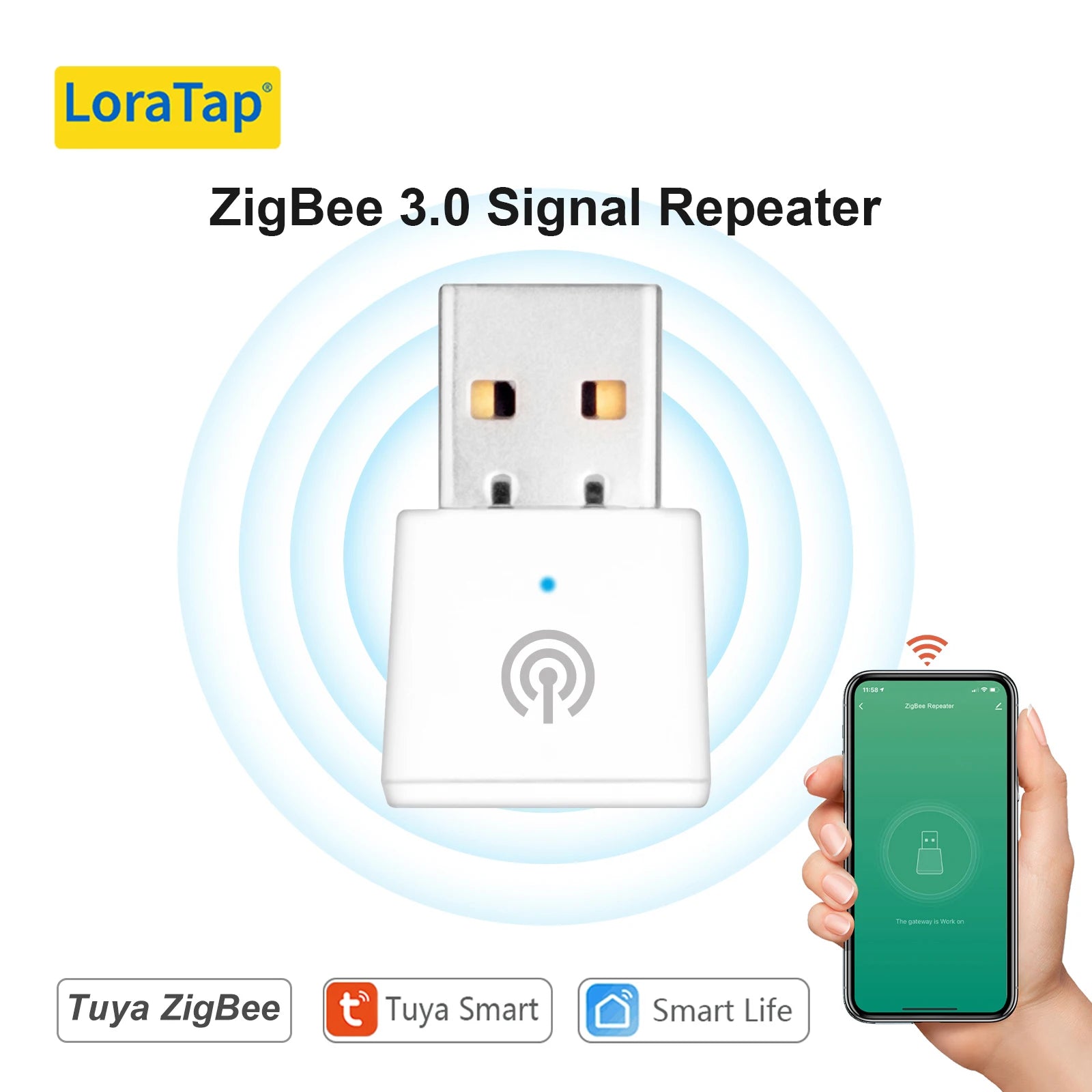 Tuya Smart Life ZigBee 3.0 Wireless Portable Pushbutton 1,2,3,4 Gang Remote Controller Scene Switch