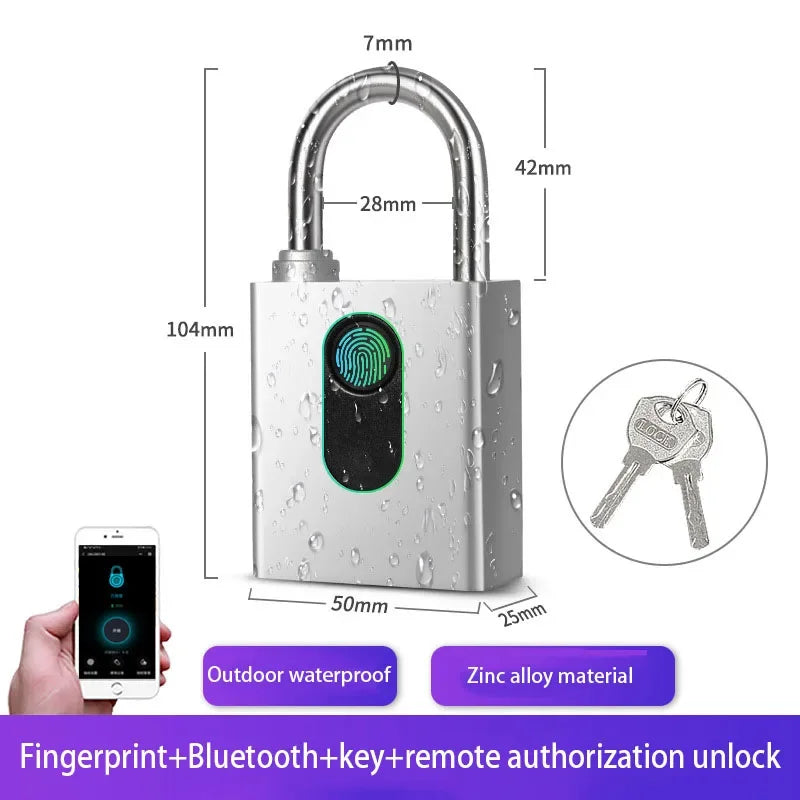 قفل بصمة ذكي بدون مفتاح خزانة أمان بكلمة مرور مقاومة للسرقة تتحكم فيها تطبيقات TTLOCK/Tuya قفل باب بيومتري ببصمة الإبهام
