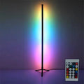 مصباح أرضي ذكي بزاوية RGB مع تطبيق وجهاز تحكم عن بعد، إضاءة مزاجية LED قابلة للتعتيم لغرفة الألعاب وغرفة المعيشة وغرفة النوم