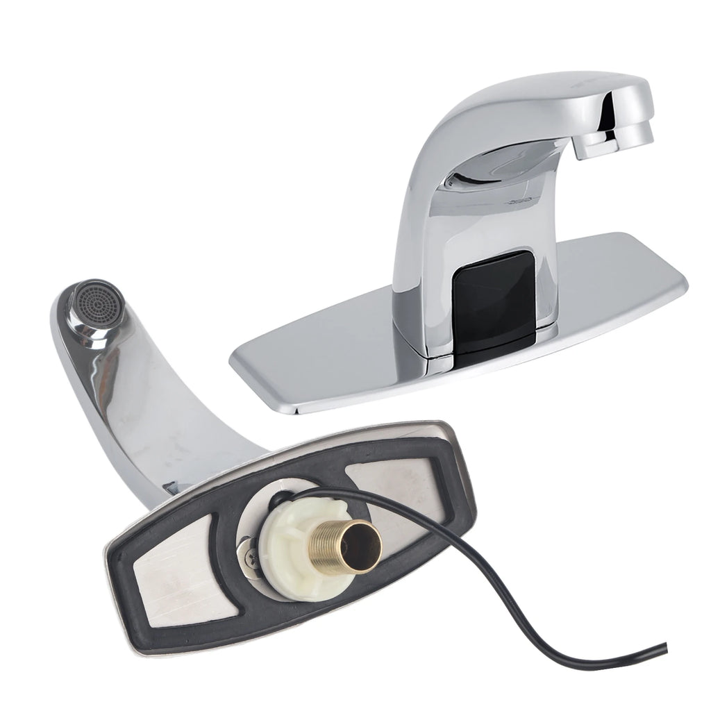 Automatic Infrared Sensor Water Faucet Kitchen Bathroom Sink Cold Sensor Water Tap with Control Box