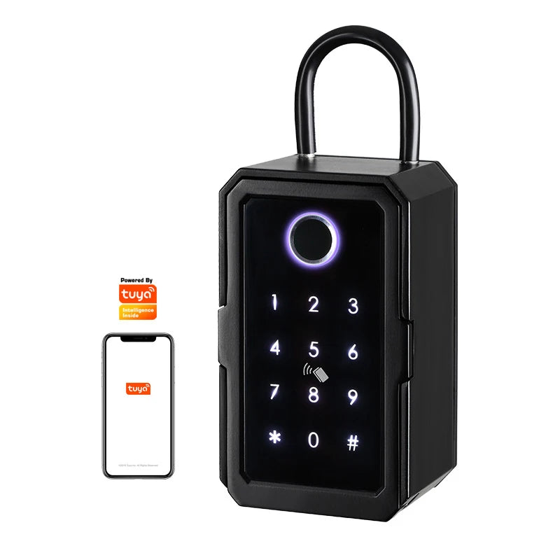 Cerradura Fechadura Entry  tt lock Fingerprint Smart Life App Slide X5 Main Door Wifi Smart Door Lock Key box Tuya
