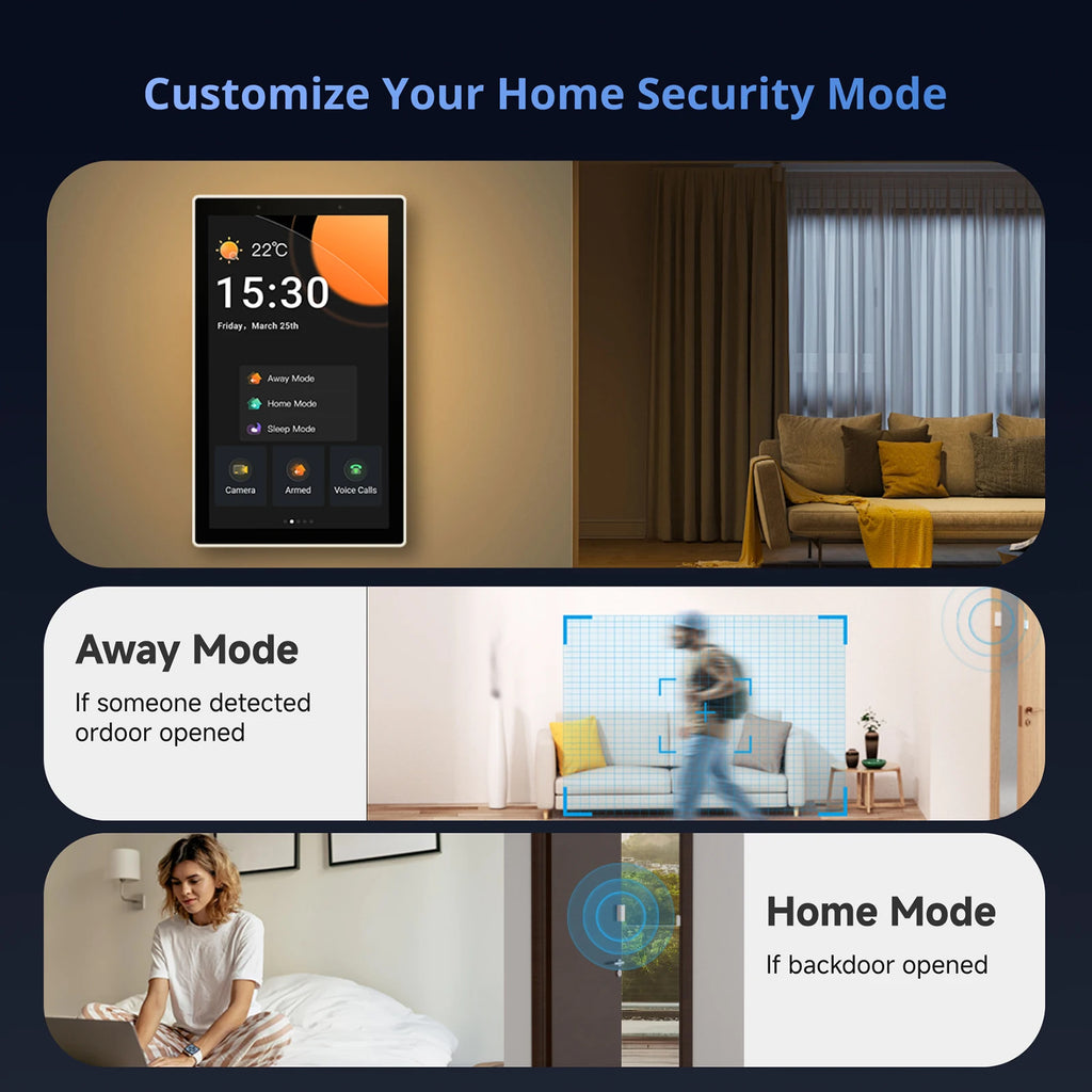 لوحة التحكم المنزلية الذكية SONOFF NSPanel Pro 120 Type منظم حرارة ذكي لاستهلاك الطاقة وحدة مفتاح DIY تدعم أجهزة Sonoff