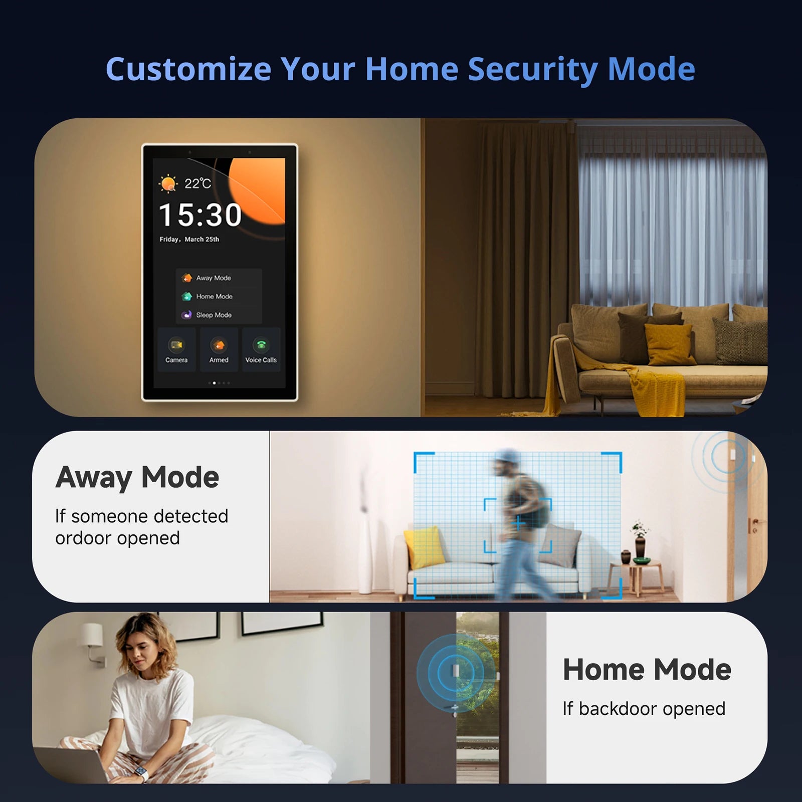 لوحة التحكم المنزلية الذكية SONOFF NSPanel Pro 120 Type منظم حرارة ذكي لاستهلاك الطاقة وحدة مفتاح DIY تدعم أجهزة Sonoff