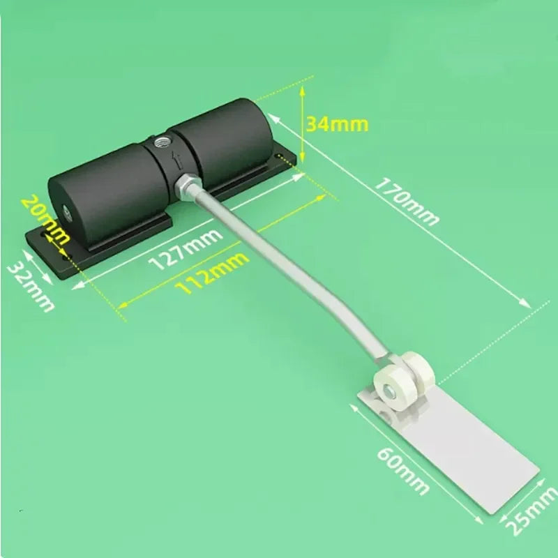 Home Invisible Door Hinge Automatic Closing Return Device Bedroom Door Spring Buffer Hinge Door Closers Indoor Hardware Supplies