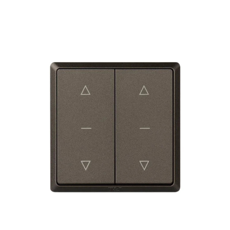 Electric curtain switch panel, type 86 up and down automatic reset shutter shutter switch AC110-250V