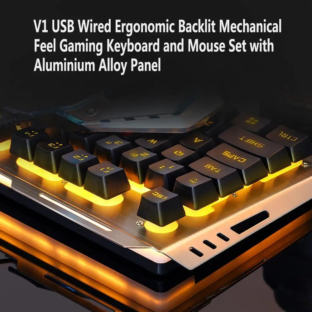 لوحة مفاتيح وماوس ألعاب RGB سلكية/لاسلكية للكمبيوتر الشخصي، لوحة مفاتيح ألعاب USB بإضاءة خلفية للكمبيوتر المحمول
