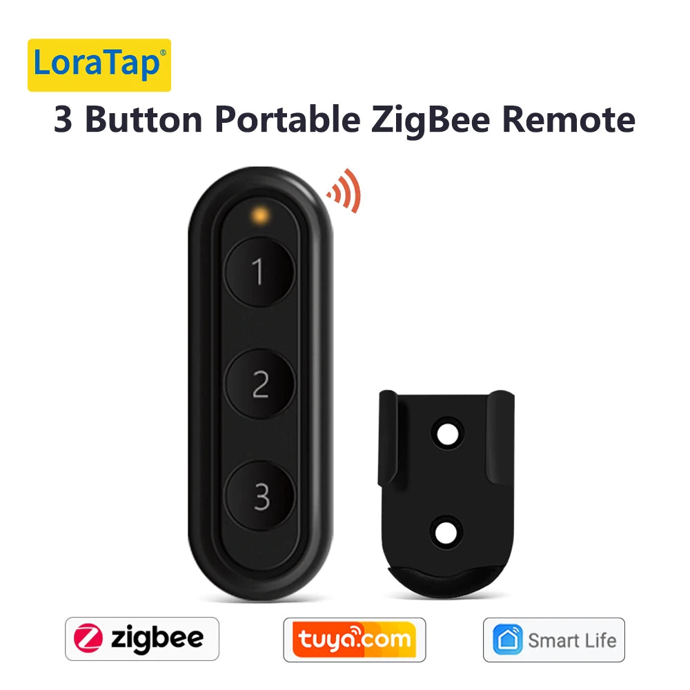 Tuya Smart Life ZigBee 3.0 Wireless Portable Pushbutton 1,2,3,4 Gang Remote Controller Scene Switch