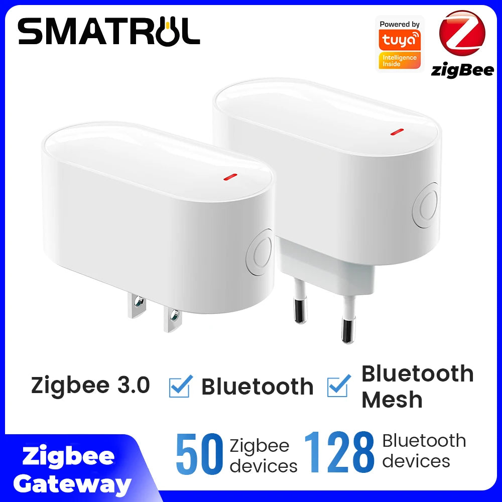 موزع بوابة Zigbee 3.0 صغير، يدعم تقنية Bluetooth Mesh، للتحكم الذكي عن بعد، بوابة Tuya متعددة الأوضاع، جسر لاسلكي يعمل مع Alexa
