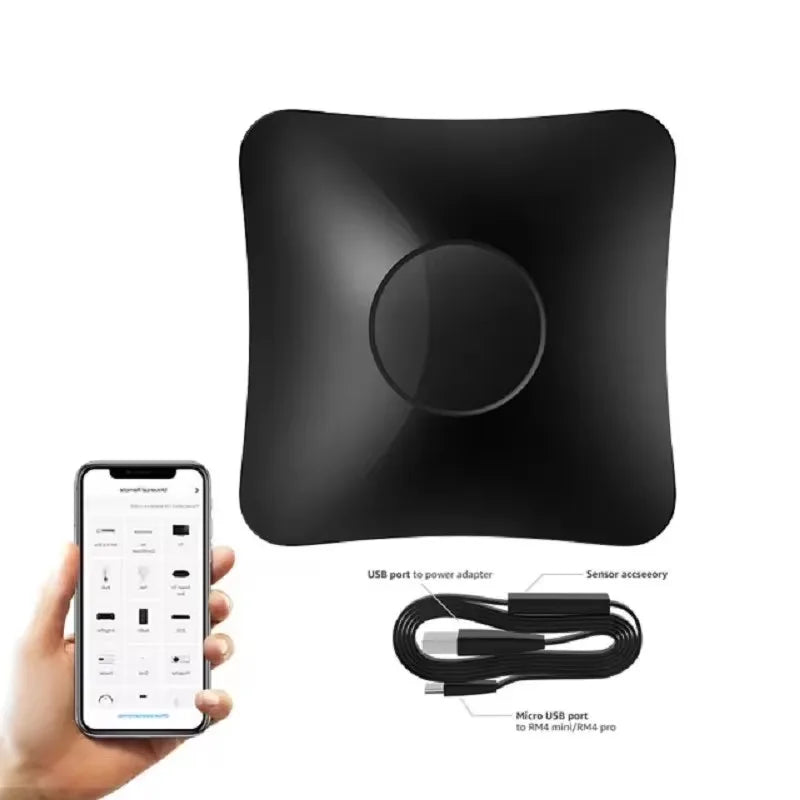 BroadLink RM4 Pro +HTS2  Version Wireless Universal Remote Hub with Smart Home Solution